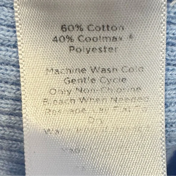 Talbots Light Blue Crew Neck Sweater - MP ❤️ - Picture 4 of 5